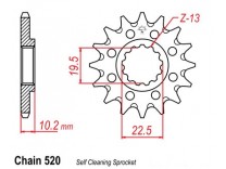 Звезда передняя Sunstar 32313